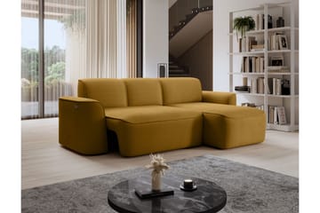Ume 4-sits Soffa med Divan - Gul - Möbler - Soffa - Divansoffa & schäslongsoffa - 4 sits soffa med divan