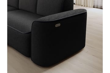 Ume 4-sits Soffa med Divan - Mörkgrå - Möbler - Soffa - Divansoffa & schäslongsoffa - 4 sits soffa med divan
