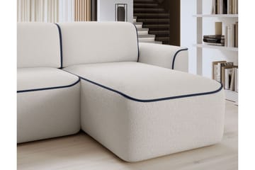 Ume 4-sits Soffa med Divan - Vit - Möbler - Soffa - Divansoffa & schäslongsoffa - 4 sits soffa med divan