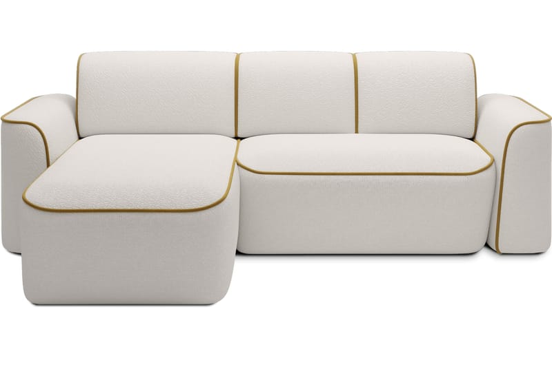Ume 4-sits Soffa med Divan, Vit