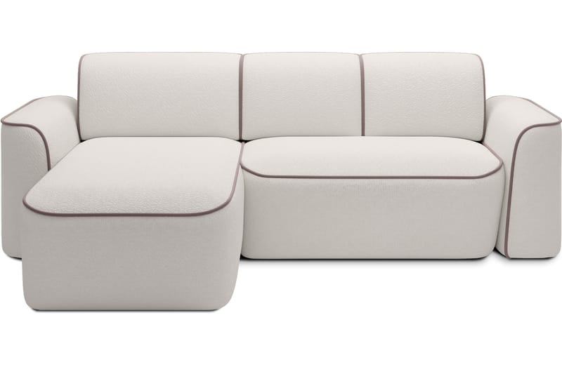 Ume 4-sits Soffa med Divan - Vit - Möbler - Soffa - Divansoffa & schäslongsoffa - 4 sits soffa med divan