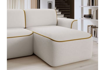 Ume 4-sits Soffa med Divan - Vit - Möbler - Soffa - Divansoffa & schäslongsoffa - 4 sits soffa med divan