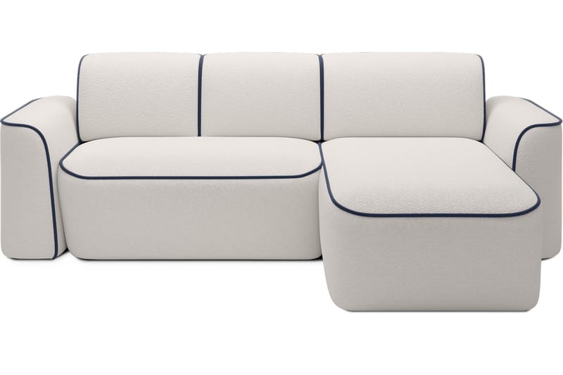 Ume 4-sits Soffa med Divan - Vit - Möbler - Soffa - Divansoffa & schäslongsoffa - 4 sits soffa med divan