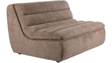 Valdoro 2-sits Mittmodul i tyg 135 cm - Mink - Möbler - Soffa - 2 sits soffa