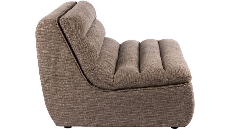 Valdoro 2-sits Mittmodul i tyg 135 cm - Mink - Möbler - Soffa - 2 sits soffa