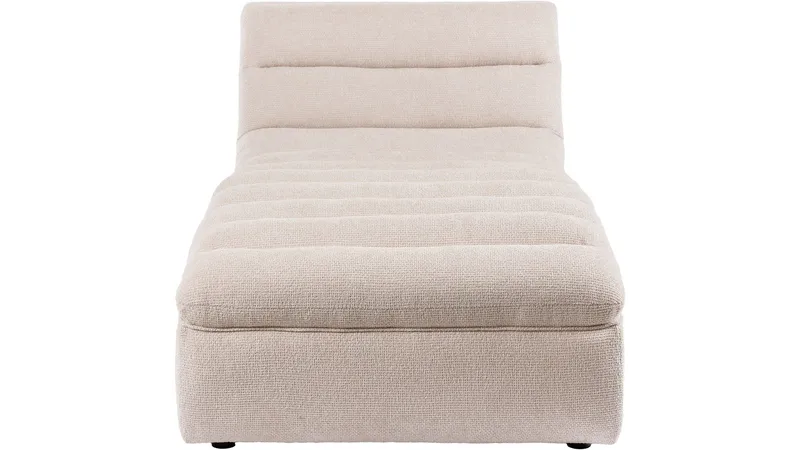 Valdoro Schäslong i tyg 168 cm - Beige - Möbler - Soffa - Dagbädd