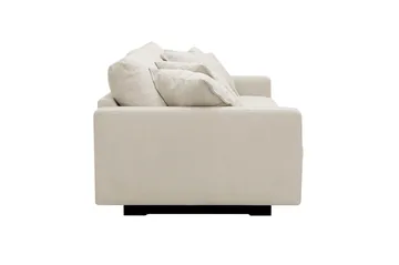 Valencia Extra Djup 3-sits Soffa i Chenille - Beige - Möbler - Soffa - 3 sits soffa