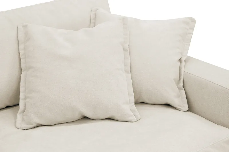 Valencia Extra Djup 3-sits Soffa i Chenille - Beige - Möbler - Soffa - 3 sits soffa