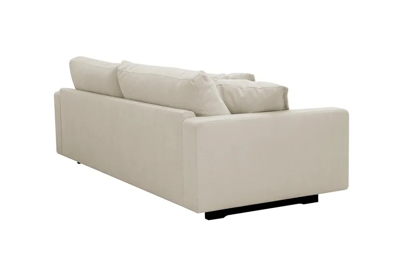 Valencia Extra Djup 3-sits Soffa i Chenille - Beige - Möbler - Soffa - 3 sits soffa