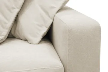 Valencia Extra Djup 3-sits Soffa i Chenille - Beige - Möbler - Soffa - 3 sits soffa