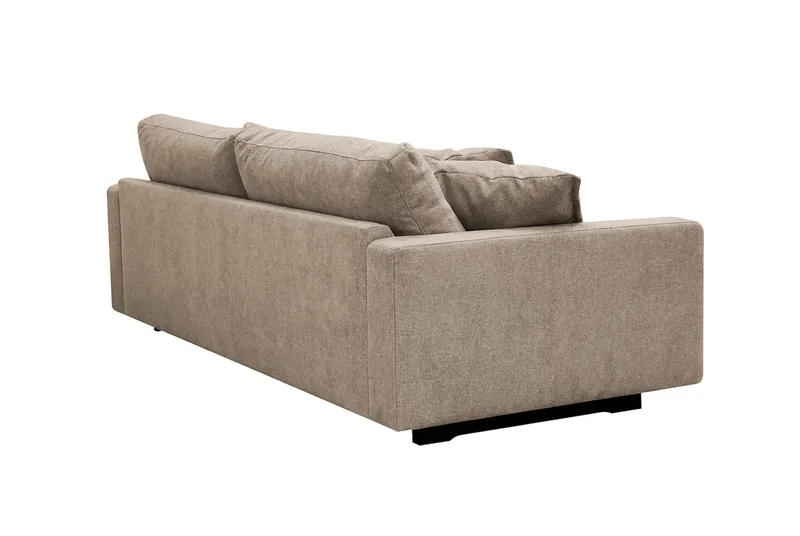 Valencia Extra Djup 3-sits Soffa i Chenille - Brun - Möbler - Soffa - 3 sits soffa