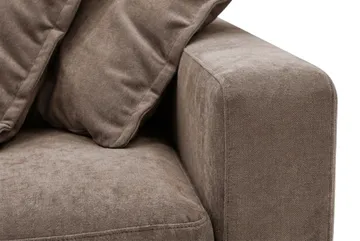 Valencia Extra Djup 3-sits Soffa i Chenille - Mörkbrun - Möbler - Soffa - 3 sits soffa