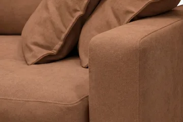 Valencia Extra Djup 3-sits Soffa i Chenille - Rostbrun - Möbler - Soffa - 3 sits soffa