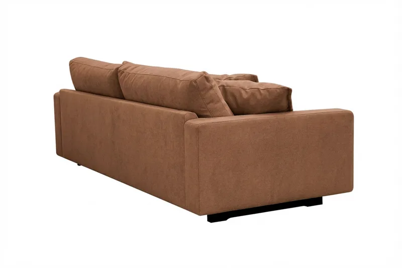 Valencia Extra Djup 3-sits Soffa i Chenille - Rostbrun - Möbler - Soffa - 3 sits soffa