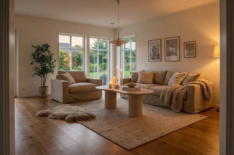 Valencia Extra Djup 3-sits Soffa med avtagbar och tvättbar klädsel - Beige - Möbler - Soffa - 3 sits soffa