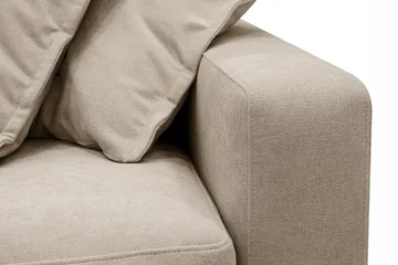 Valencia Extra Djup 3-sits Soffa med avtagbar och tvättbar klädsel - Brun - Möbler - Soffa - 3 sits soffa