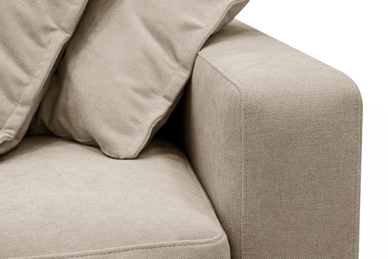 Valencia Extra Djup 3-sits Soffa med avtagbar och tvättbar klädsel - Brun - Möbler - Soffa - 3 sits soffa