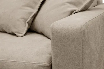 Valencia Extra Djup 3-sits Soffa med avtagbar och tvättbar klädsel - Brun - Möbler - Soffa - 3 sits soffa