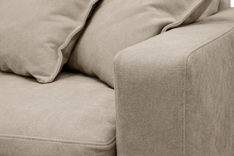 Valencia Extra Djup 3-sits Soffa med avtagbar och tvättbar klädsel - Brun - Möbler - Soffa - 3 sits soffa