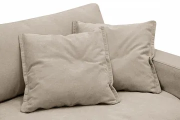 Valencia Extra Djup 3-sits Soffa med avtagbar och tvättbar klädsel - Brun - Möbler - Soffa - 3 sits soffa