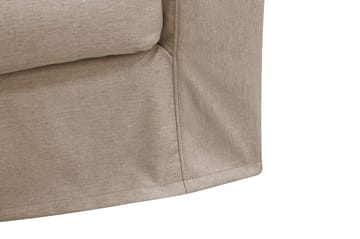 Valencia Extra Djup 3-sits Soffa med avtagbar och tvättbar klädsel - Ljusbrun - Möbler - Soffa - 3 sits soffa