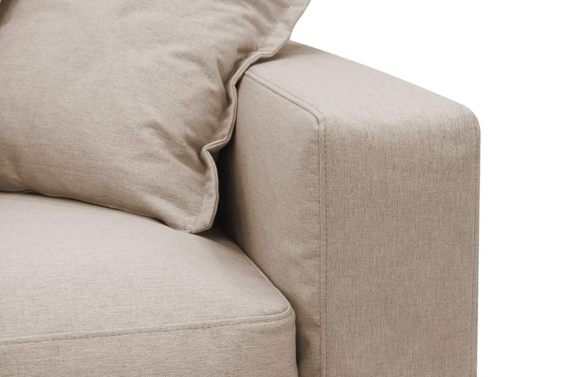 Valencia Extra Djup 3-sits Soffa med avtagbar och tvättbar klädsel - Ljusbrun - Möbler - Soffa - 3 sits soffa