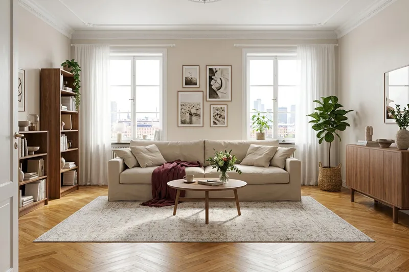 Valencia Extra Djup 4-sits Soffa - Beige - Möbler - Soffa - 4 sits soffa
