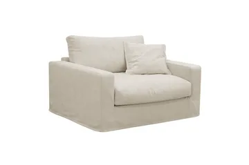 Valencia Extra Djup 5-sits soffa + fåtölj med avtagbar och tvättbar klädsel - Beige - Möbler - Soffa - Soffgrupp