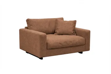 Valencia Soffgrupp Extra Djup 3-sits Soffa + Fåtölj i Chenille - Rostbrun - Möbler - Soffa - Soffgrupp