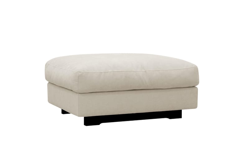 Valencia Soffgrupp Extra Djup 3-sits Soffa + Fotpall i Chenille - Beige - Möbler - Soffa - Hörnsoffa
