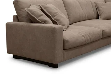 Valencia Soffgrupp Extra Djup 4-sits Schäslong Höger + Fåtölj - Mörkbrun - Möbler - Soffa - Soffgrupp