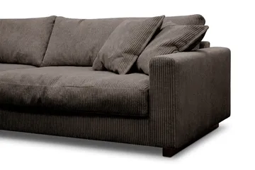 Valencia Soffgrupp Extra Djup 4-sits Soffa + Fotpall - Taupe - Möbler - Soffa - Soffgrupp