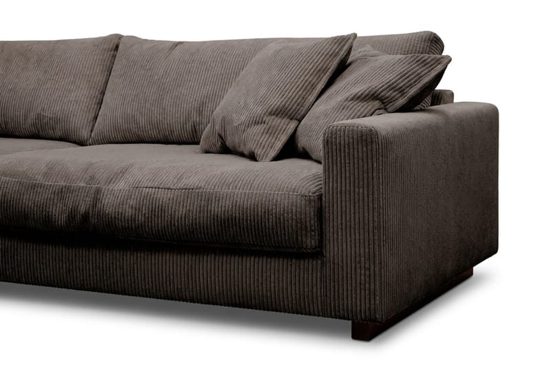 Valencia Soffgrupp Extra Djup 4-sits Soffa + Fotpall - Taupe - Möbler - Soffa - Soffgrupp