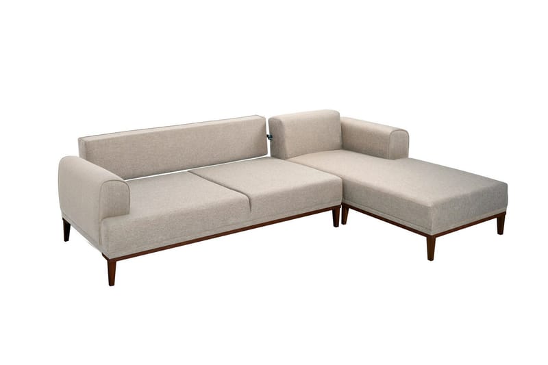 Valsot 4-sits Soffa med Divan - Creme - Möbler - Soffa - Divansoffa & schäslongsoffa - 4 sits soffa med divan
