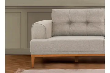 Valsot 4-sits Soffa med Divan - Creme - Möbler - Soffa - Divansoffa & schäslongsoffa - 4 sits soffa med divan