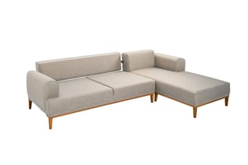 Valsot 4-sits Soffa med Divan - Creme - Möbler - Soffa - Divansoffa & schäslongsoffa - 4 sits soffa med divan