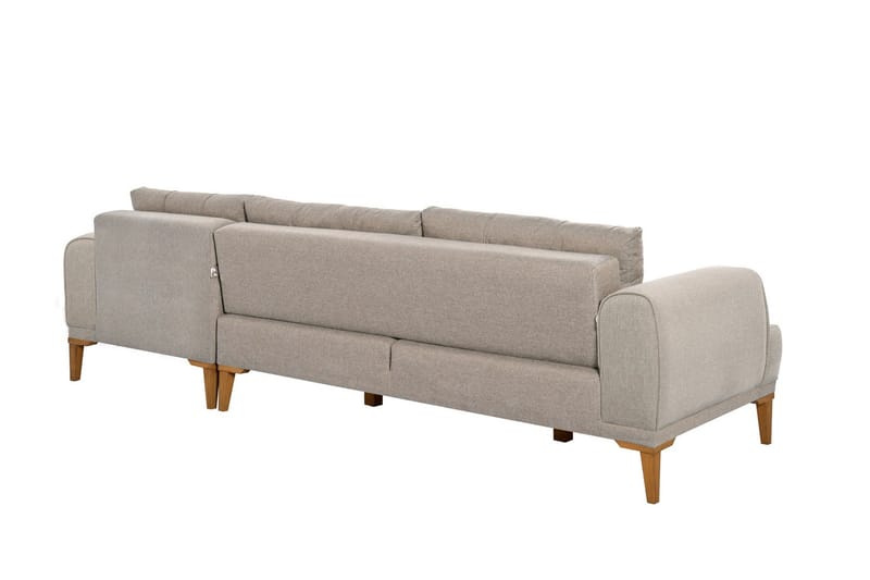 Valsot 4-sits Soffa med Divan - Creme - Möbler - Soffa - Divansoffa & schäslongsoffa - 4 sits soffa med divan
