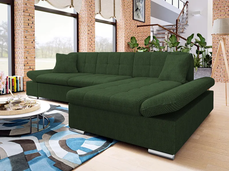 Vananda 3-sits Bäddsoffa med divan och förvaring - Möbler - Soffa - Hörnsoffa