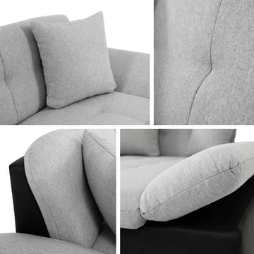 Vananda 3-sits Soffa med divan höger och förvaring - Mörkbrun - Möbler - Soffa - Divansoffa & schäslongsoffa