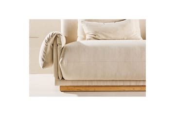 Vanlig Soffa utan divan & schäslong VIND Soffa VIND 3-sits Mollösund 237x95x82 cm Beige Beige - Möbler - Soffa - 3 sits soffa