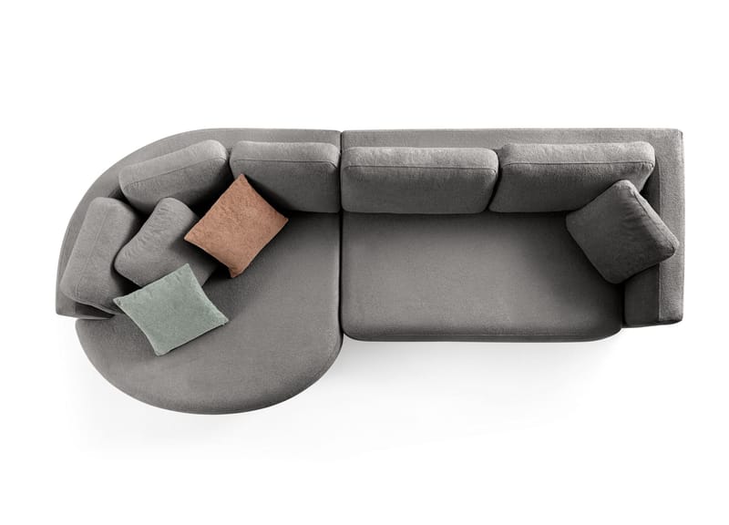 Venezia Hörnsoffa 310x75x105 cm - Antracit - Möbler - Soffa - Hörnsoffa