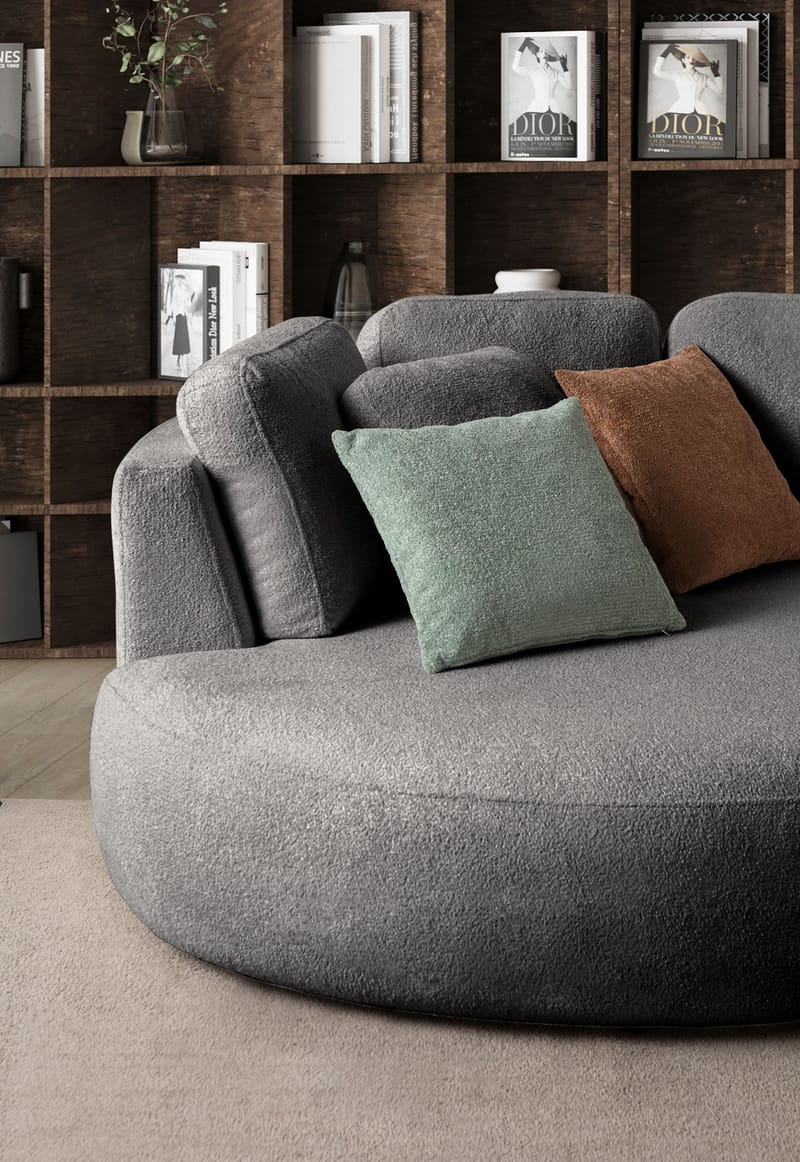 Venezia Hörnsoffa 310x75x105 cm - Antracit - Möbler - Soffa - Hörnsoffa