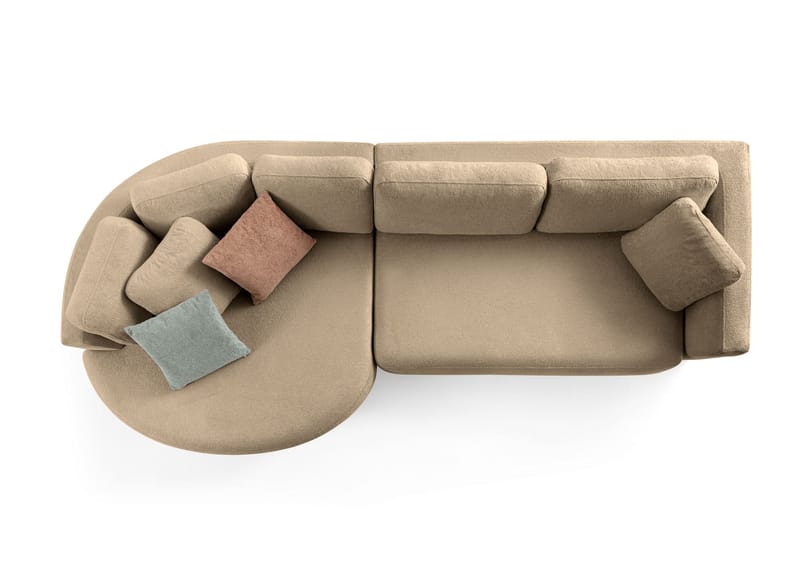 Venezia Hörnsoffa 310x75x105 cm - Brun - Möbler - Soffa - Hörnsoffa