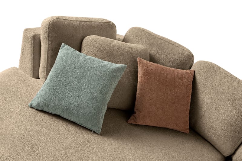 Venezia Hörnsoffa 310x75x105 cm - Brun - Möbler - Soffa - Hörnsoffa