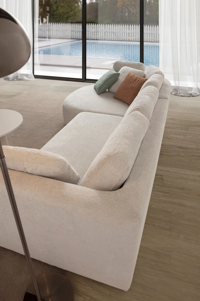 Venezia Hörnsoffa 310x75x105 cm - Vit - Möbler - Soffa - Hörnsoffa