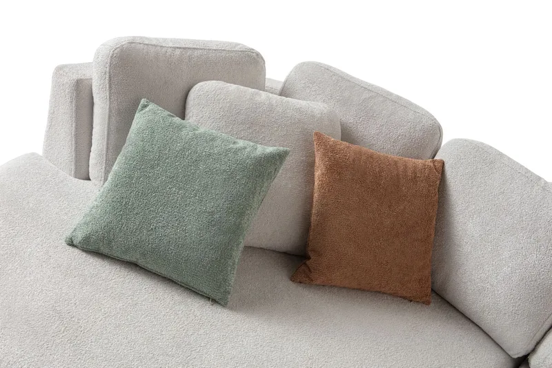 Venezia Hörnsoffa 310x75x105 cm - Vit - Möbler - Soffa - Hörnsoffa