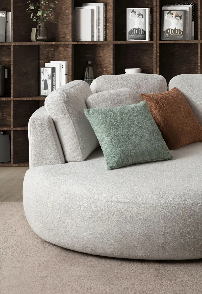 Venezia Hörnsoffa 310x75x105 cm - Vit - Möbler - Soffa - Hörnsoffa