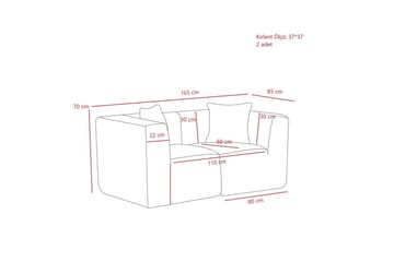 Veyno Soffa 2-sits - Antracit - Möbler - Soffa - 2 sits soffa