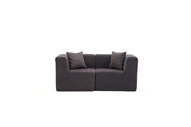 Veyno Soffa 2-sits - Antracit - Möbler - Soffa - Modulsoffa - Komplett modulsoffa