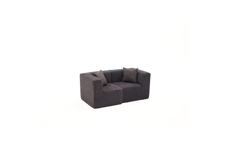 Veyno Soffa 2-sits - Antracit - Möbler - Soffa - Modulsoffa - Komplett modulsoffa